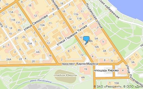 Карта проезда к ГУЗ 